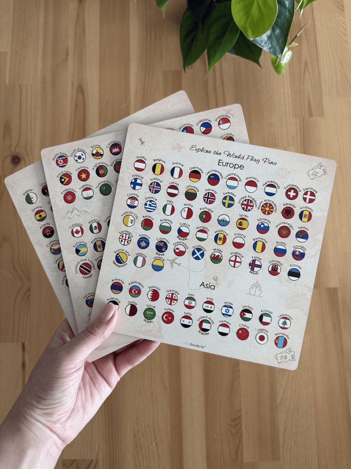 GeoArte - Flag Pins - World Countries Set